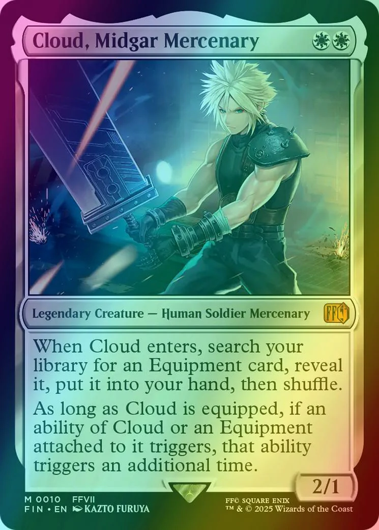 Cloud, Midgar Mercenary [10] [FINAL FANTASY] [Foil]