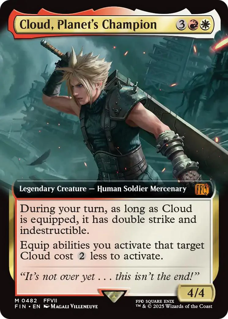 Cloud, Planet's Champion [482] [Extended Art] [FINAL FANTASY] [Non-Foil]