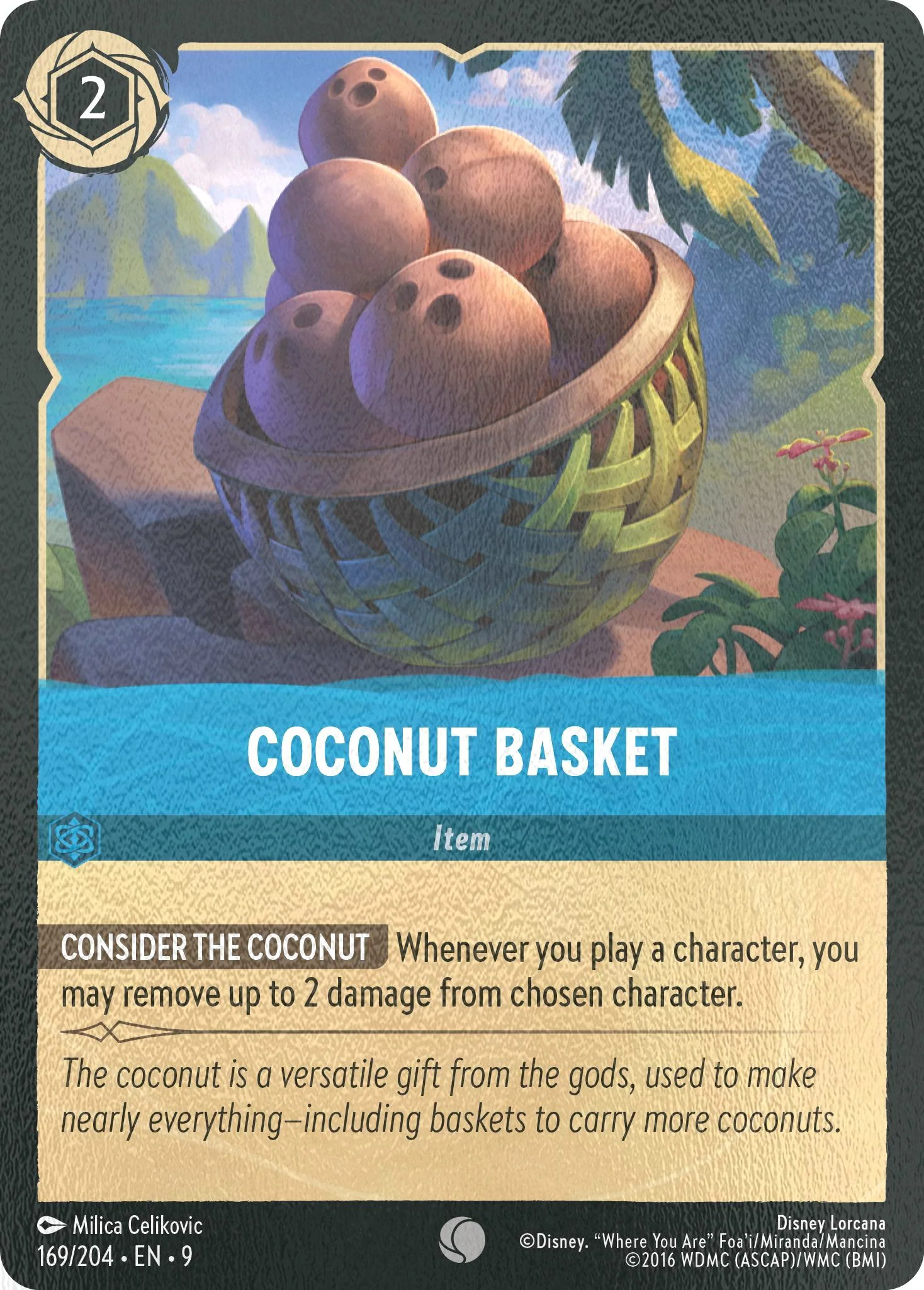 Coconut Basket - 169/204 [Fabled] [Cold Foil]