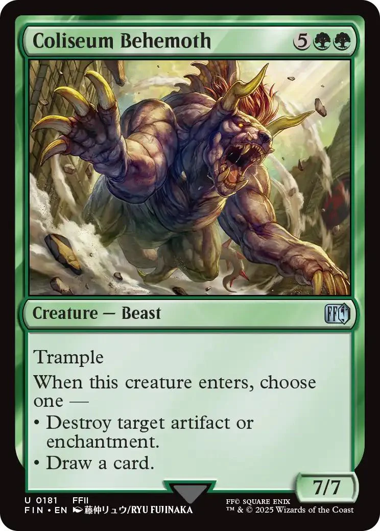 Coliseum Behemoth [181] [FINAL FANTASY] [Non-Foil]