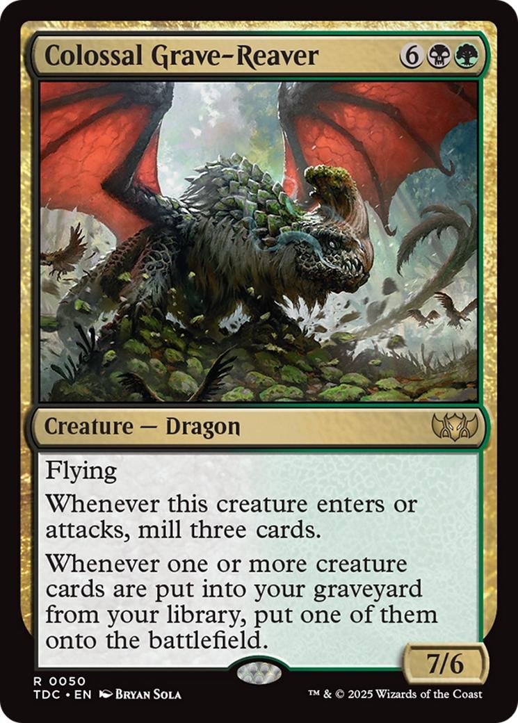 Colossal Grave-Reaver [50] [Tarkir: Dragonstorm: Commander] [Non-Foil]