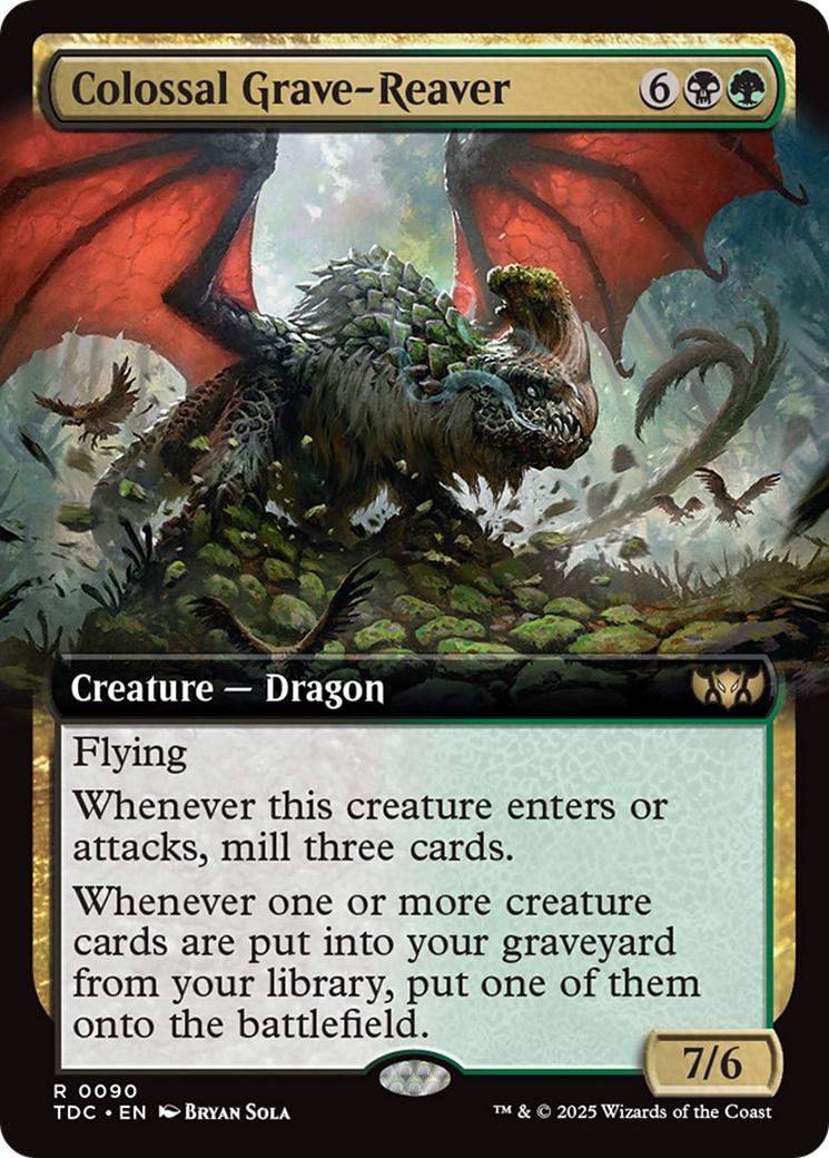 Colossal Grave-Reaver [90] [Extended Art] [Tarkir: Dragonstorm: Commander] [Non-Foil]