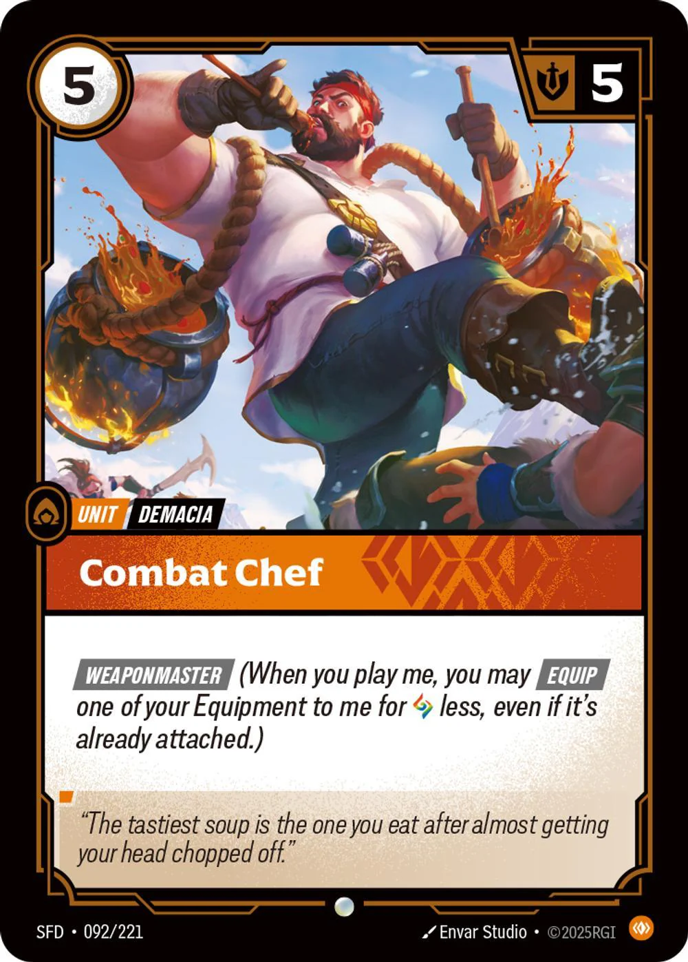 Combat Chef - 092/221 [Spiritforged] [Non Foil]