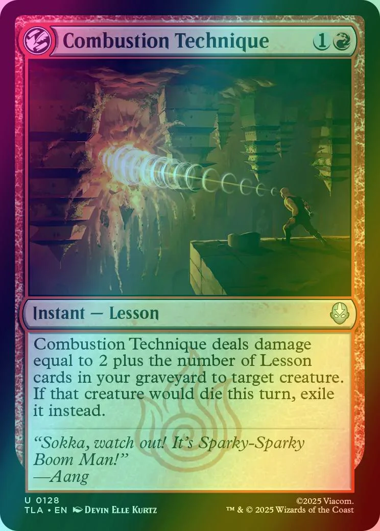 Combustion Technique [128] [Avatar: The Last Airbender] [Foil]