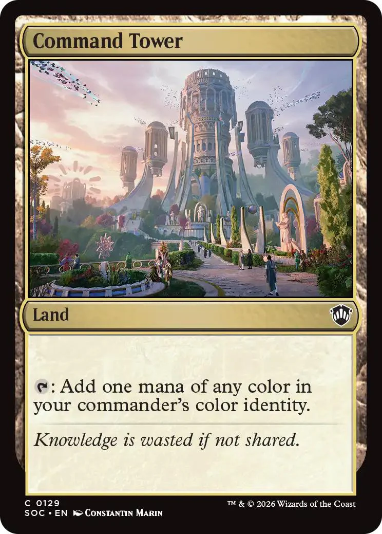 Command Tower [129] [Secrets of Strixhaven: Commander] [Non-Foil]