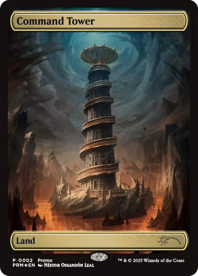 Command Tower [17] [Full Art] [PRM-0002] [Wizards Play Network 2025] [Foil]
