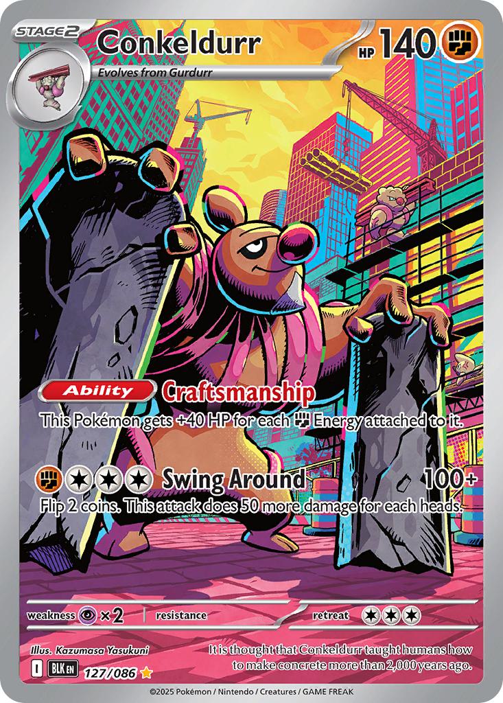 Conkeldurr - 127/086 - Illustration Rare [sv105b-127] [Ultra]