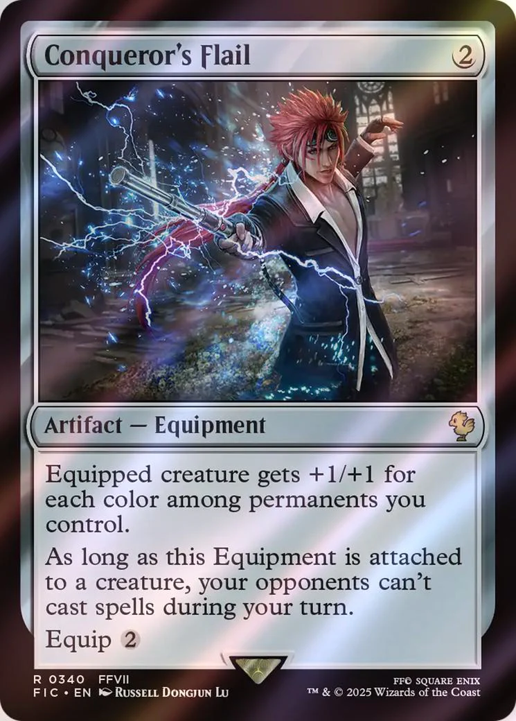 Conqueror's Flail [340] [FINAL FANTASY: Commander] [Surge Foil]