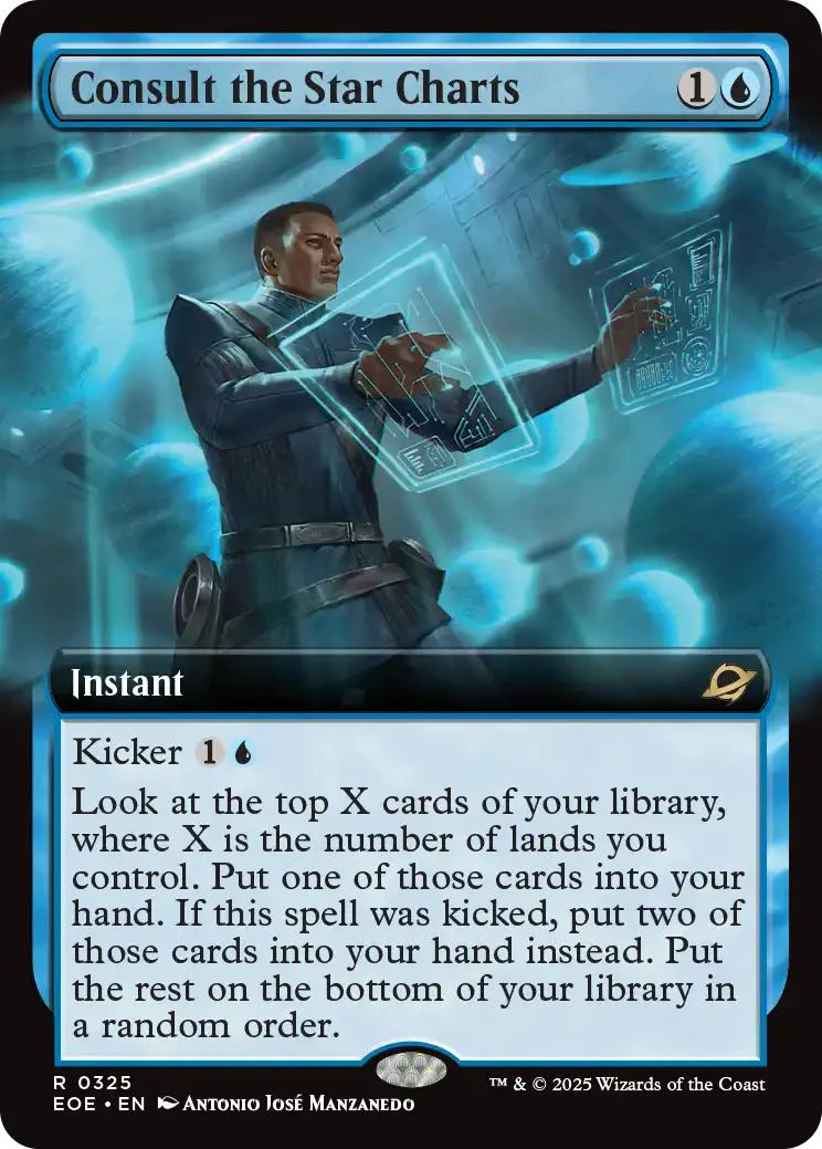 Consult the Star Charts [325] [Extended Art] [Edge of Eternities] [Non-Foil]