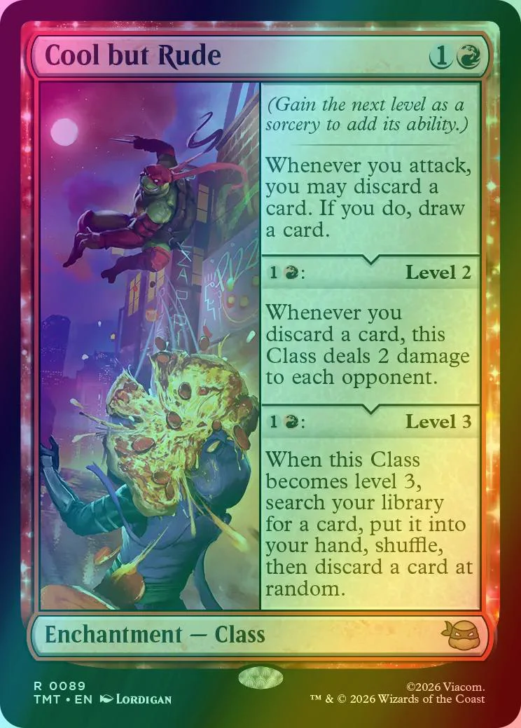 Cool but Rude [89] [Teenage Mutant Ninja Turtles] [Foil]