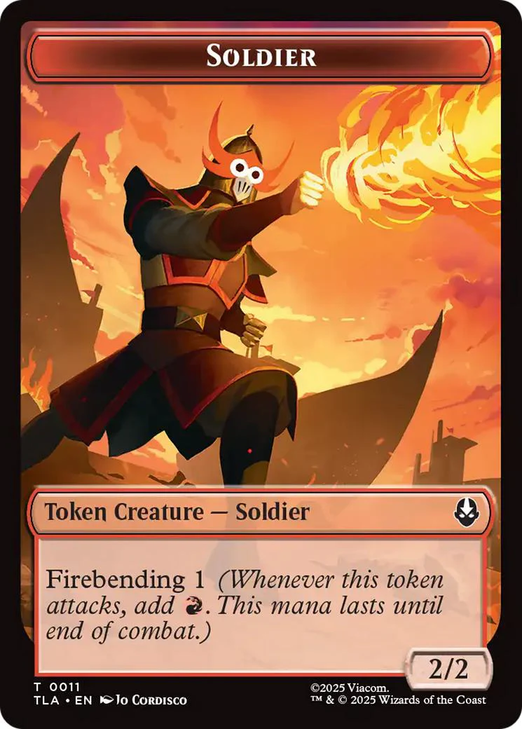 Ballistic Boulder Token (13) // Soldier Token (11) [Avatar: The Last Airbender: Tokens] [Non-Foil] - Image 2