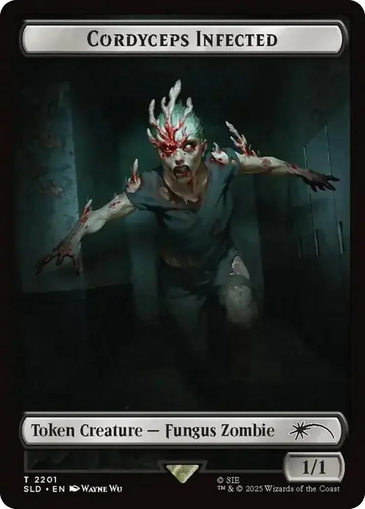 Cordyceps Infected Token [2201] [Full Art] [The Last of Us Part I] [Secret Lair Drop] [Non-Foil]