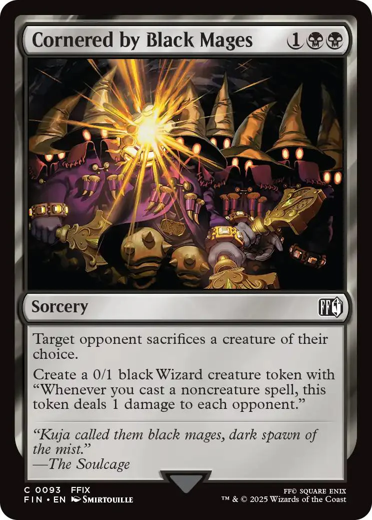 Cornered by Black Mages [93] [FINAL FANTASY] [Non-Foil]