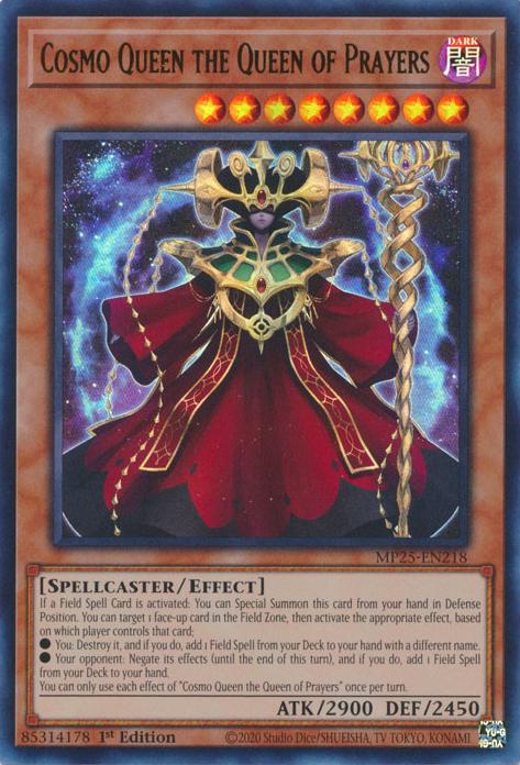 Cosmo Queen the Queen of Prayers - MP25-EN218 - Ultra Rare - 1st Edition