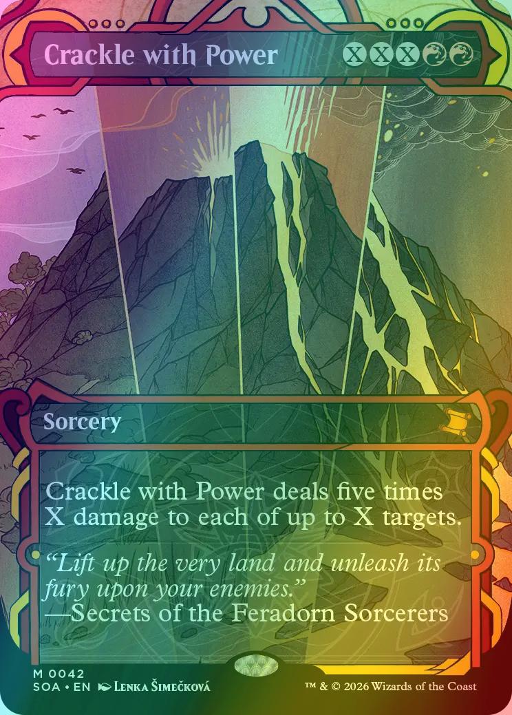 Crackle with Power [42] [Showcase] [Secrets of Strixhaven: Mystical Archive] [Foil]
