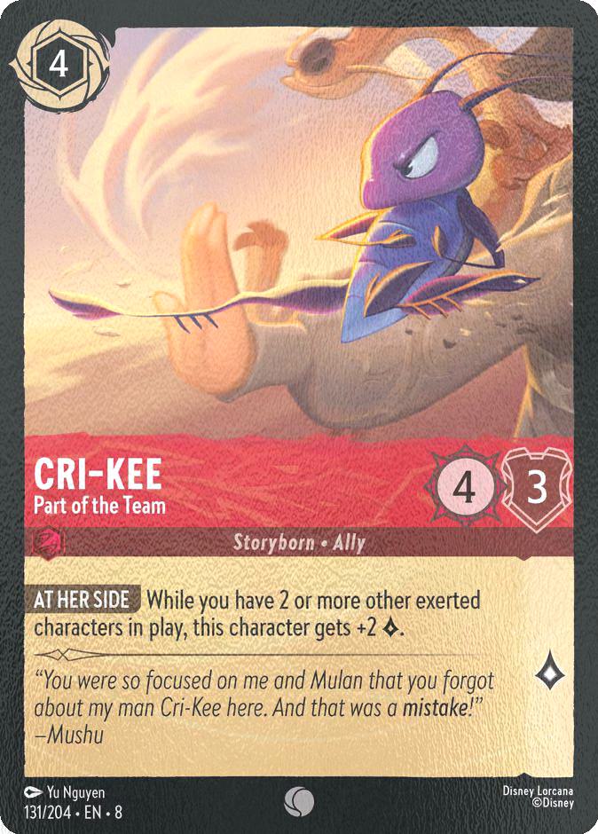 Cri-Kee - Part of the Team - 131/204 [Reign of Jafar] [Cold Foil]