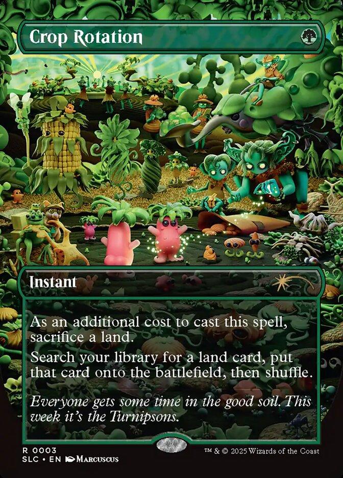 Crop Rotation [0003] [Borderless] [Encyclopedia of Magic] [Secret Lair Countdown] [Non-Foil]