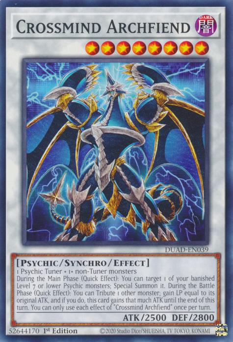 Crossmind Archfiend - DUAD-EN039 - Common - 1st Edition