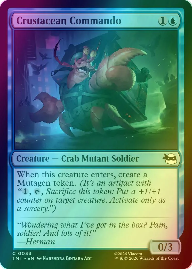 Crustacean Commando [33] [Teenage Mutant Ninja Turtles] [Foil]