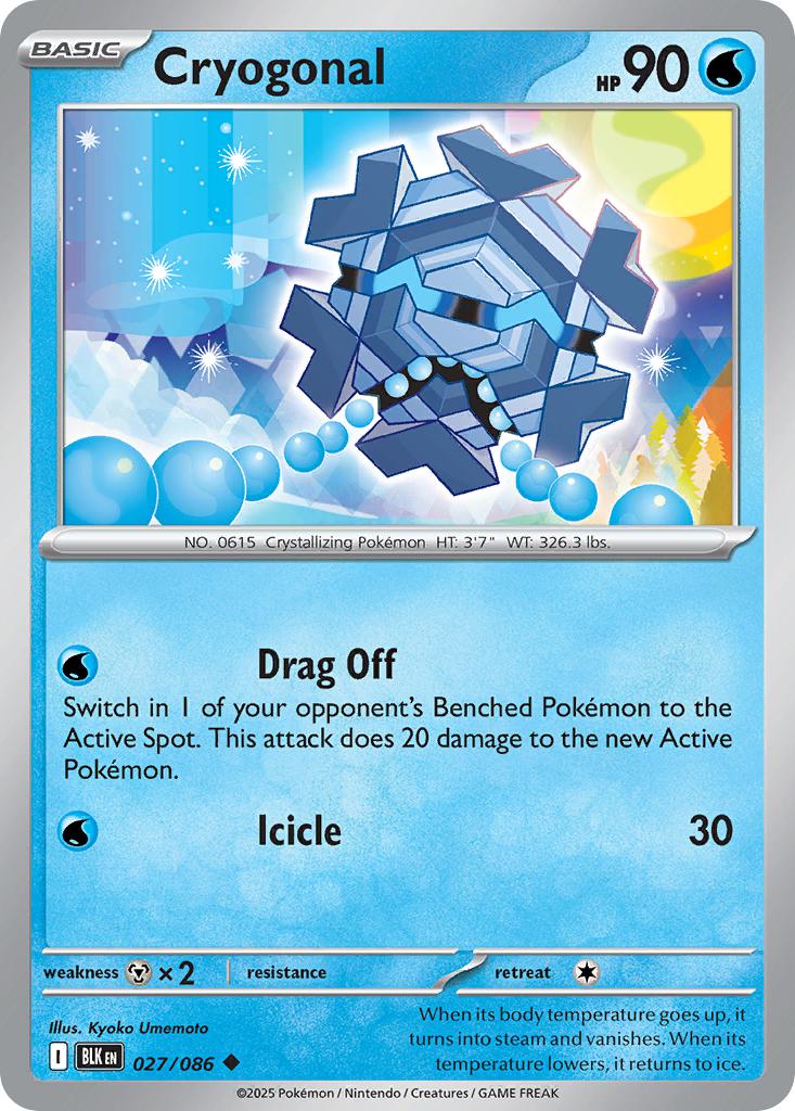Cryogonal - 027/086 - Uncommon [sv105b-027] [Non-Holo]