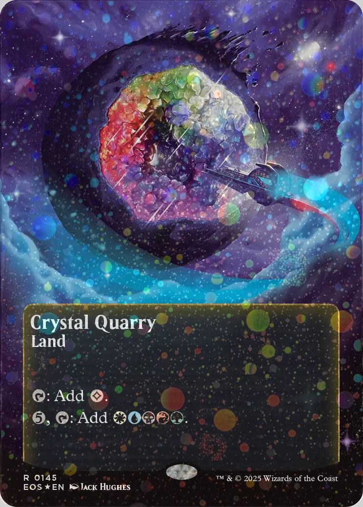Crystal Quarry [145] [Borderless] [Poster] [Edge of Eternities: Stellar Sights] [Galaxy Foil]