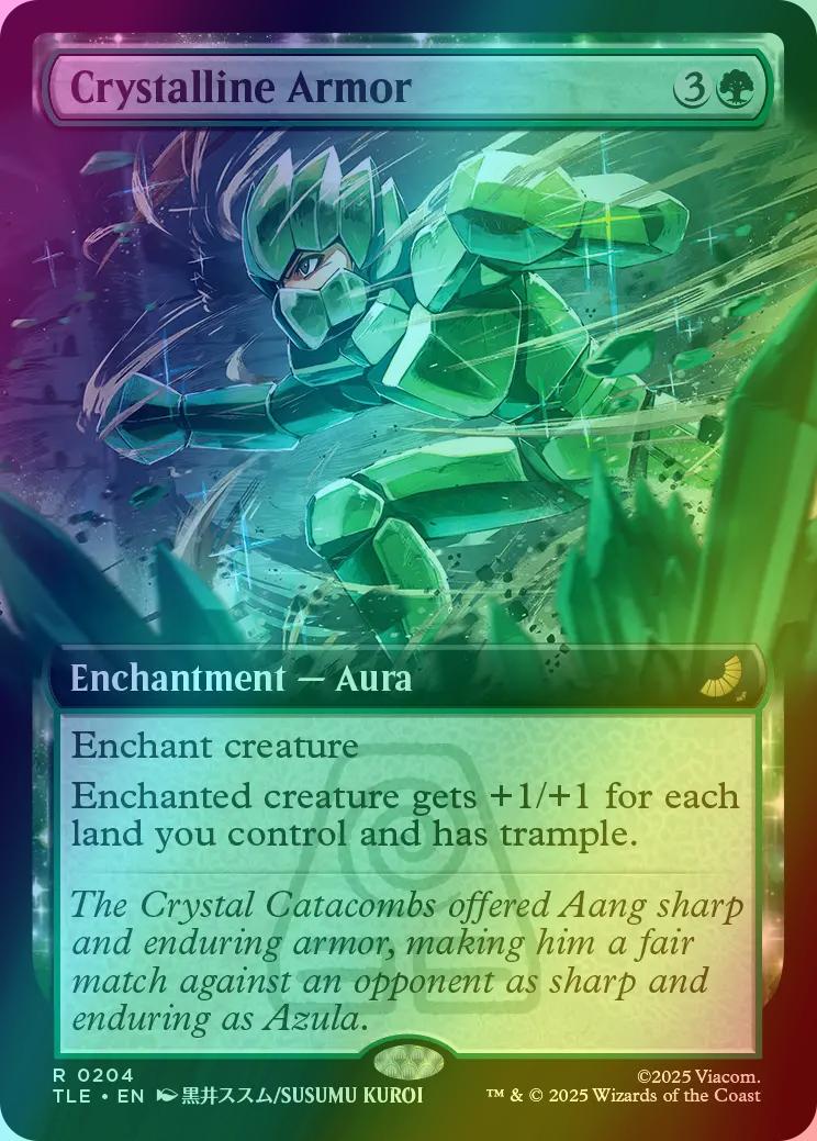 Crystalline Armor [204] [Extended Art] [Avatar: The Last Airbender Eternal] [Foil]