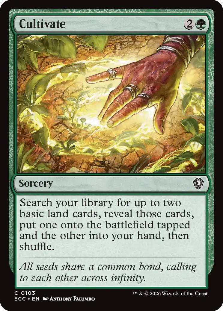 Cultivate [103] [Lorwyn Eclipsed: Commander] [Non-Foil]
