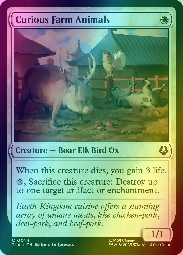 Curious Farm Animals [14] [Avatar: The Last Airbender] [Foil]