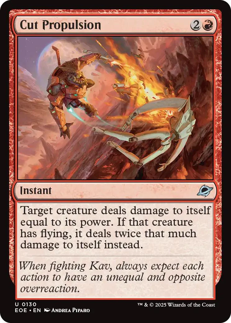 Cut Propulsion [130] [Edge of Eternities] [Non-Foil]
