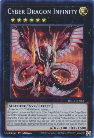 Cyber Dragon Infinity - RA04-EN068 - Super Rare - 1st Edition
