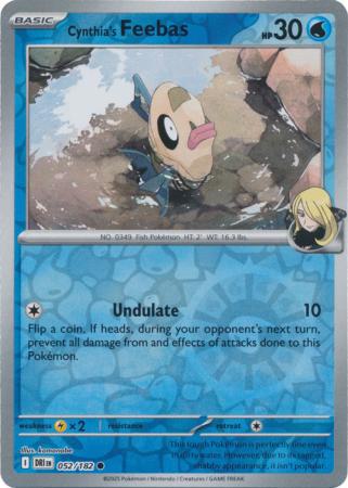 Cynthia's Feebas - 052/182 - Common [sv10-052] [Reverse Holo]