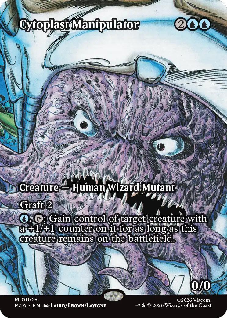 Cytoplast Manipulator [5] [Borderless] [Teenage Mutant Ninja Turtles Source Material] [Non-Foil]