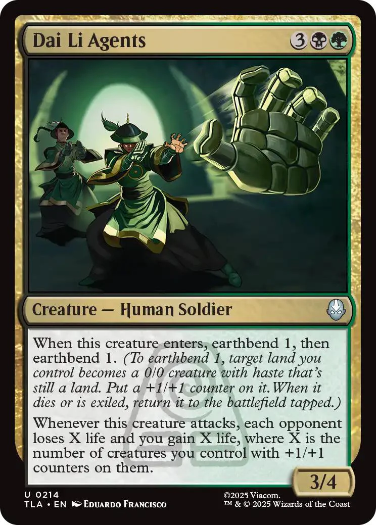 Dai Li Agents [214] [Avatar: The Last Airbender] [Non-Foil]