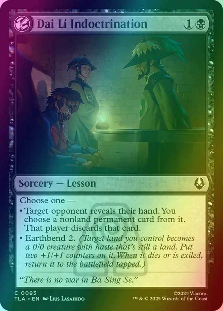Dai Li Indoctrination [93] [Avatar: The Last Airbender] [Foil]