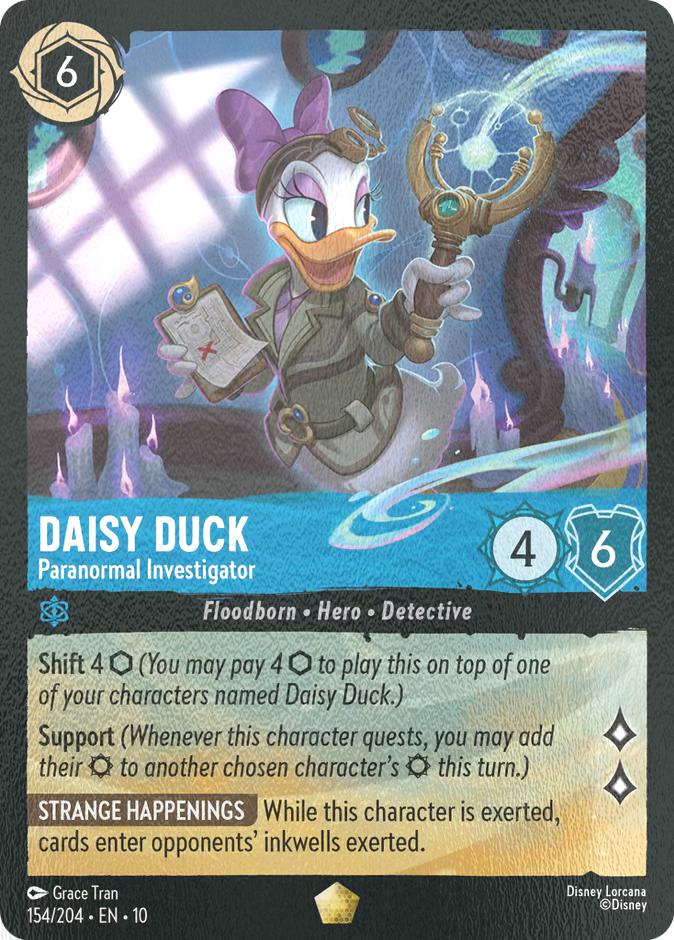 Daisy Duck - Paranormal Investigator - 154/204 [Whispers in the Well] [Cold Foil]
