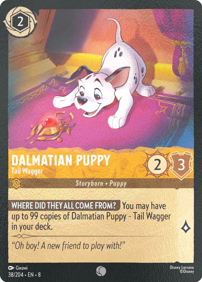 Dalmatian Puppy - Tail Wagger - 38/204 [Reign of Jafar] [Cold Foil]
