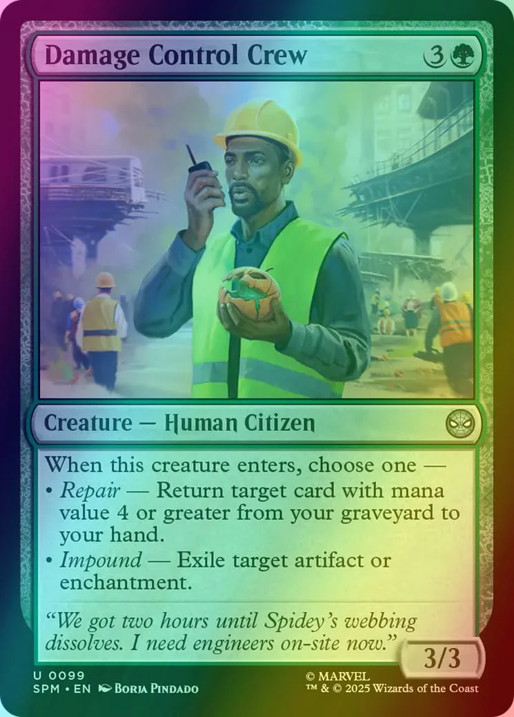 Damage Control Crew [99] [Marvel's Spider-Man] [Foil]