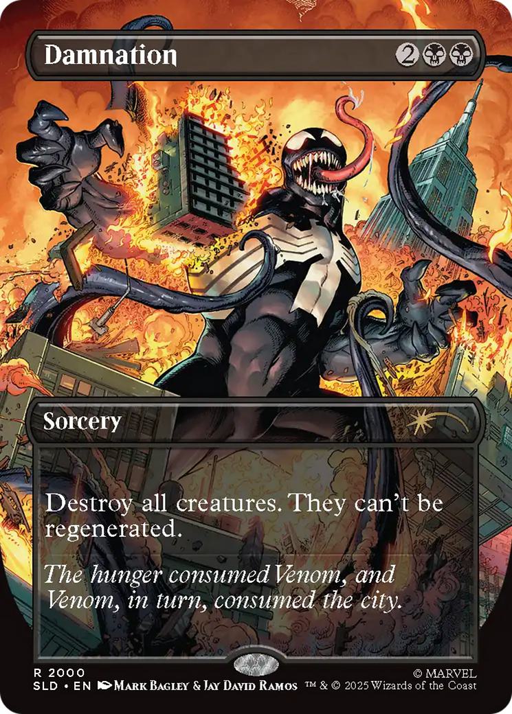 Damnation [2000] [Borderless] [Spider-Man: Venom Unleashed (Colors)] [Secret Lair Drop] [Non-Foil]