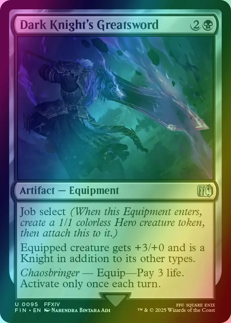 Dark Knight's Greatsword [95] [FINAL FANTASY] [Foil]