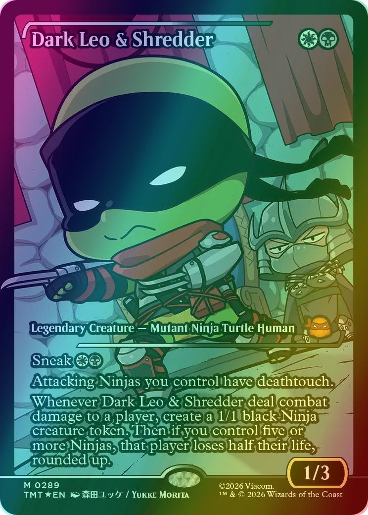 Dark Leo & Shredder [289] [Japan Showcase] [Teenage Mutant Ninja Turtles] [Foil]