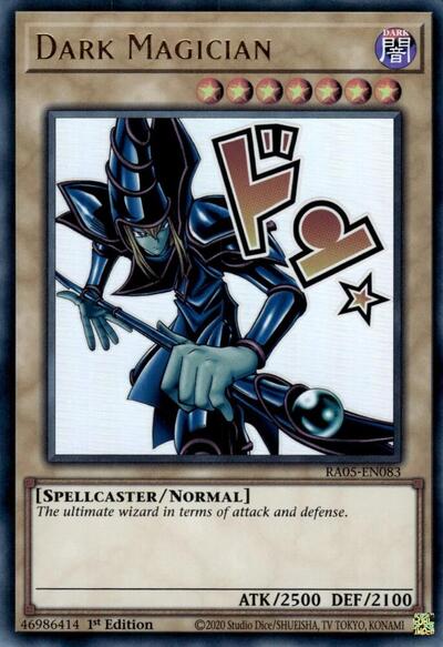 Dark Magician - Stamp - RA05-EN083 - Ultra Rare - 1st Edition