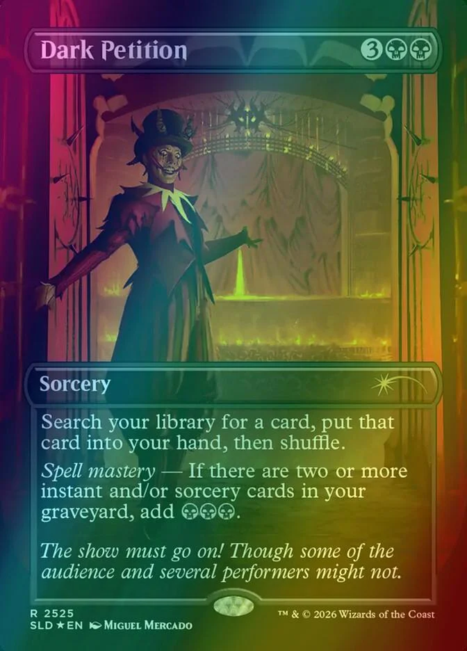 Dark Petition [2525] [Borderless] [Viva la Rakdos] [Secret Lair Drop] [Foil]