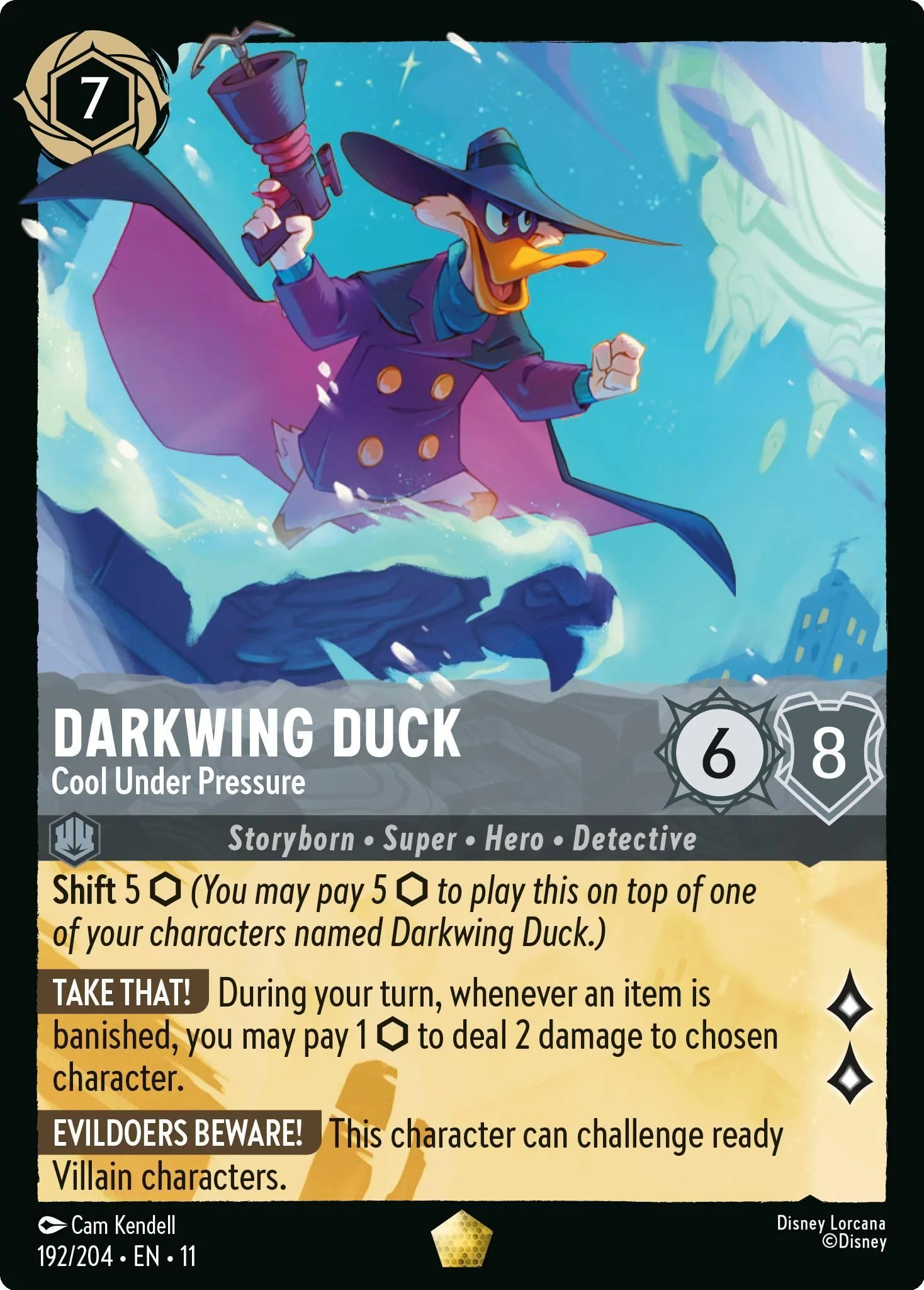 Darkwing Duck - Cool Under Pressure - 192/204 [Winterspell] [Non-Foil]