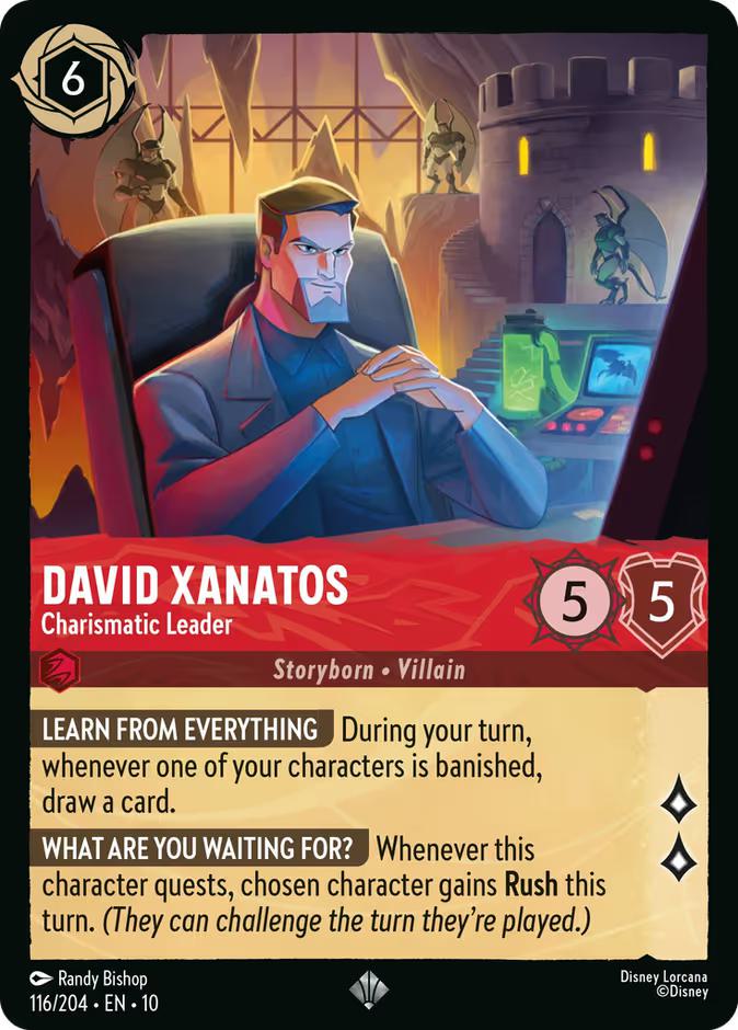 David Xanatos - Charismatic Leader - 116/204 [Whispers in the Well] [Non-Foil]