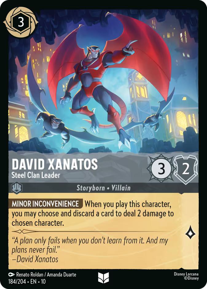 David Xanatos - Steel Clan Leader - 184/204 [Whispers in the Well] [Non-Foil]