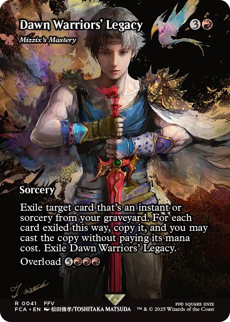 Dawn Warriors' Legacy - Mizzix's Mastery [41] [Borderless] [FINAL FANTASY: Through the Ages] [Non-Foil]