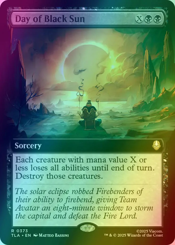 Day of Black Sun [373] [Extended Art] [Avatar: The Last Airbender] [Foil]