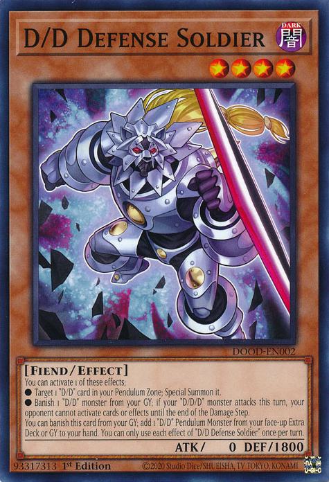D/D Defense Soldier - DOOD-EN002 - Common - 1st Edition