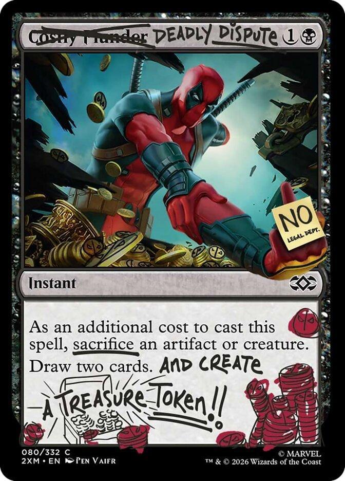 Deadly Dispute [IFIYW-1] [Deadpool: I fixed it (You're Welcome)] [Secret Lair Drop] [Non-Foil]