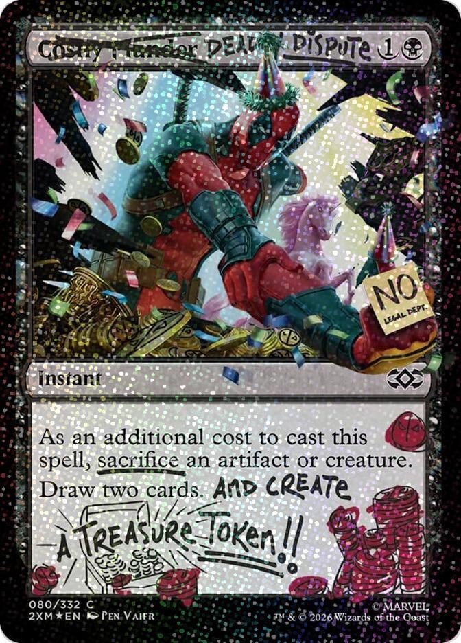 Deadly Dispute [IFIYW-6] [Deadpool: I fixed it (You're Welcome) Pool Part Edition] [Secret Lair Drop] [Pool Party Foil]